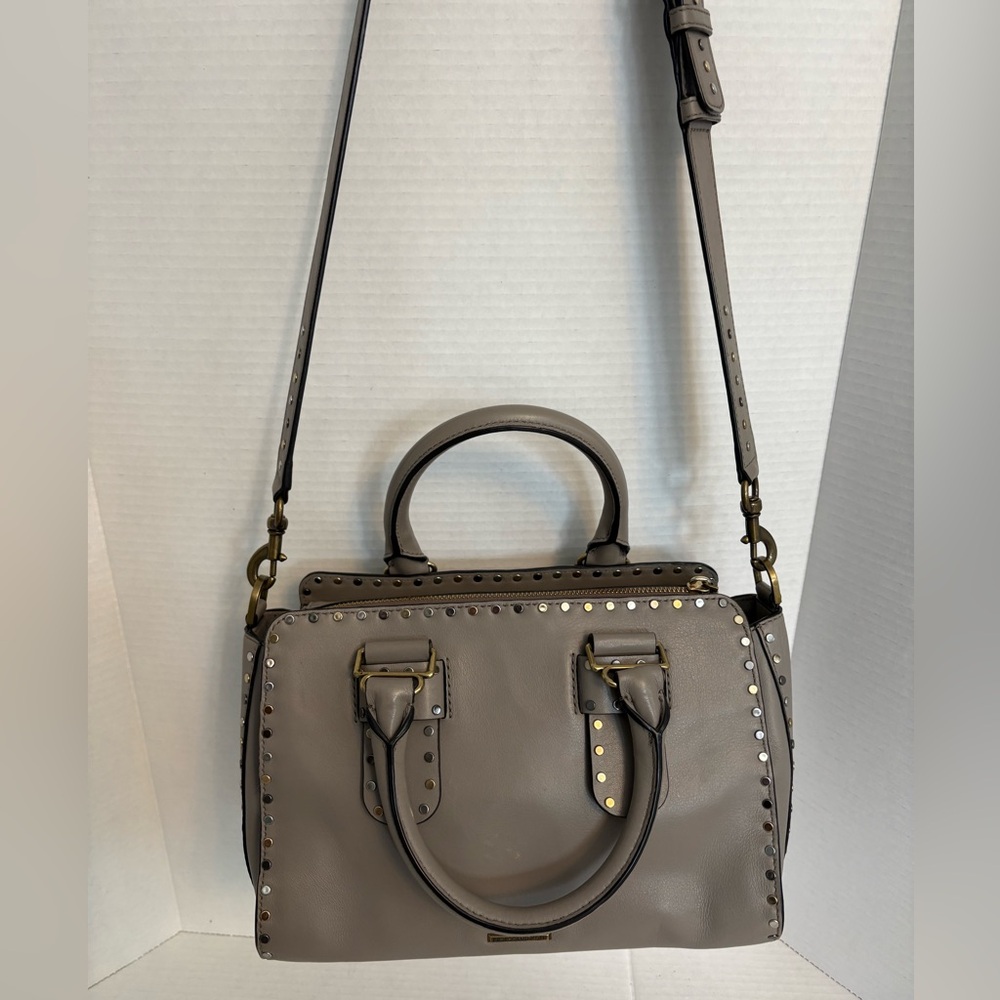 Rebecca Minkoff Studded Gray Handbag